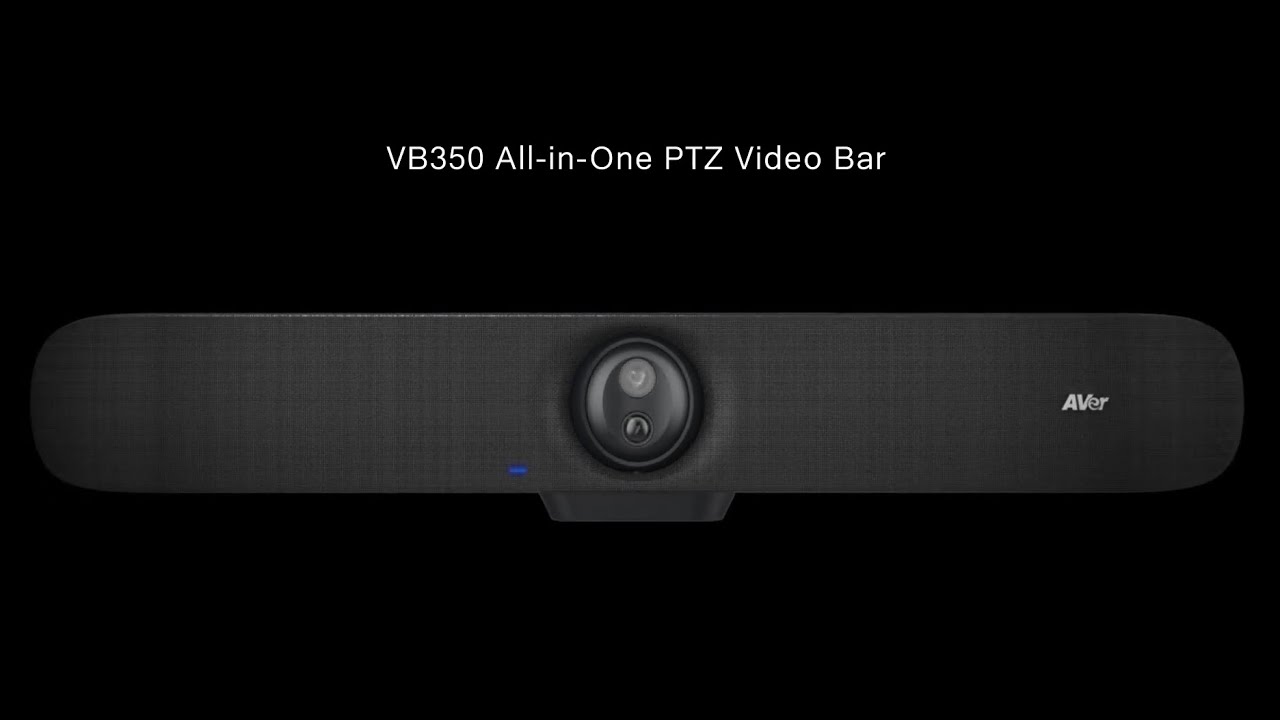 VB350 Intro Video I Dual Lens PTZ Video Bar With a Hybrid 18X Zoom for Medium & Large Rooms