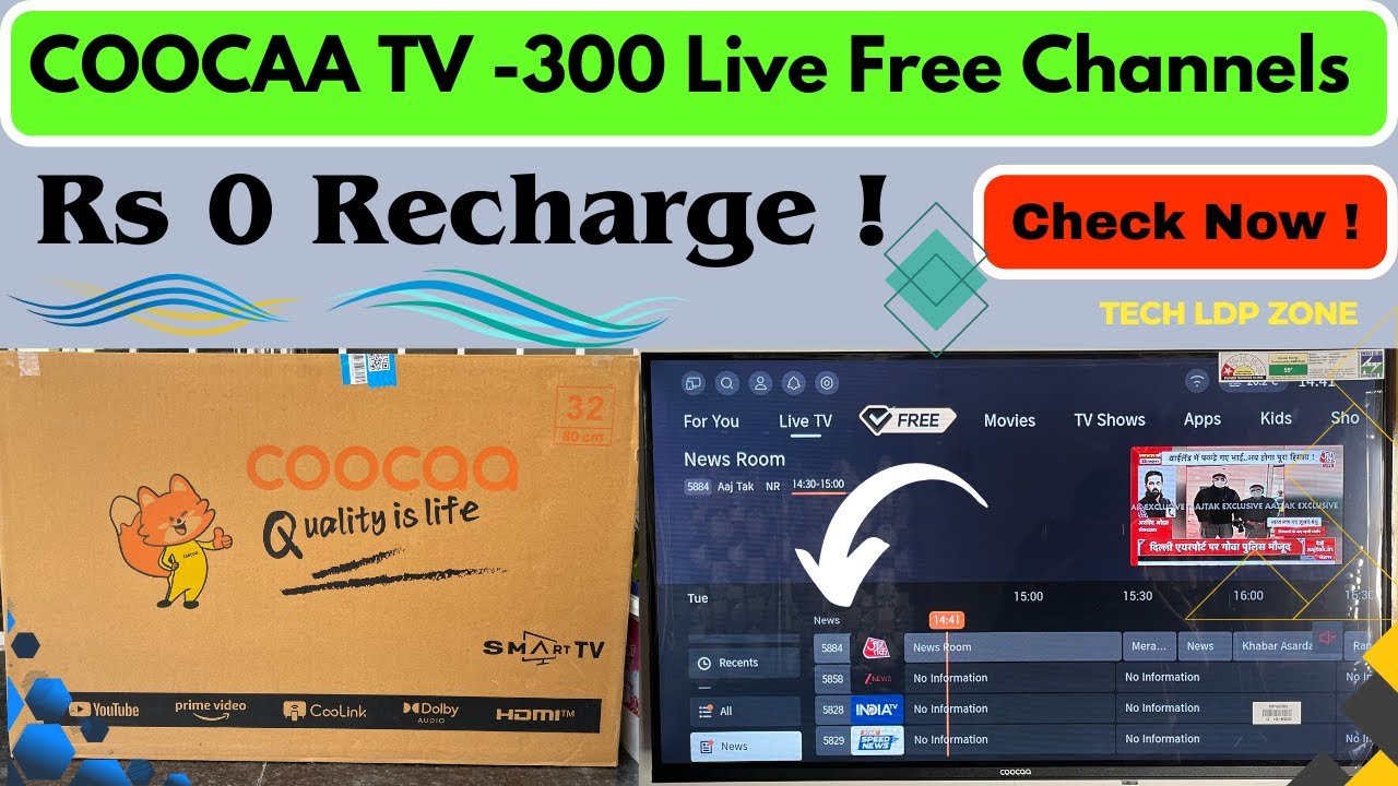 300+ FREE Live TV Channels on Coocaa TV 🔥 | Coolita OS Hidden Feature 