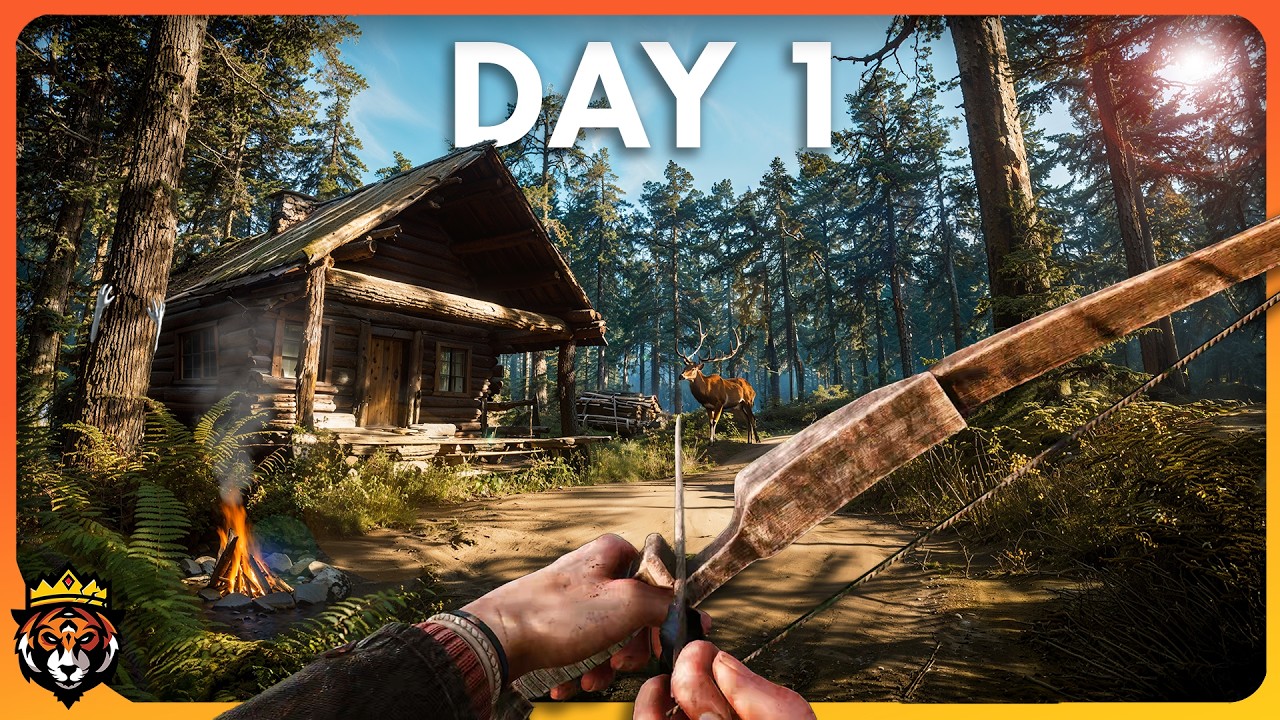 DAY 1 in this Beautiful, yet Mysterious NEW Survival Game...