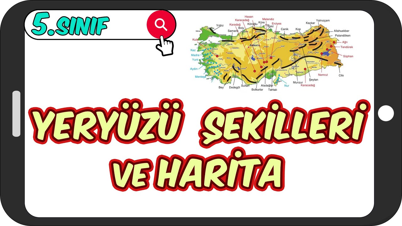 Yeryüzü Şekilleri ve Harita / Kolay Konu Anlatımı 👩🏻 5.Sınıf Sosyal #2023