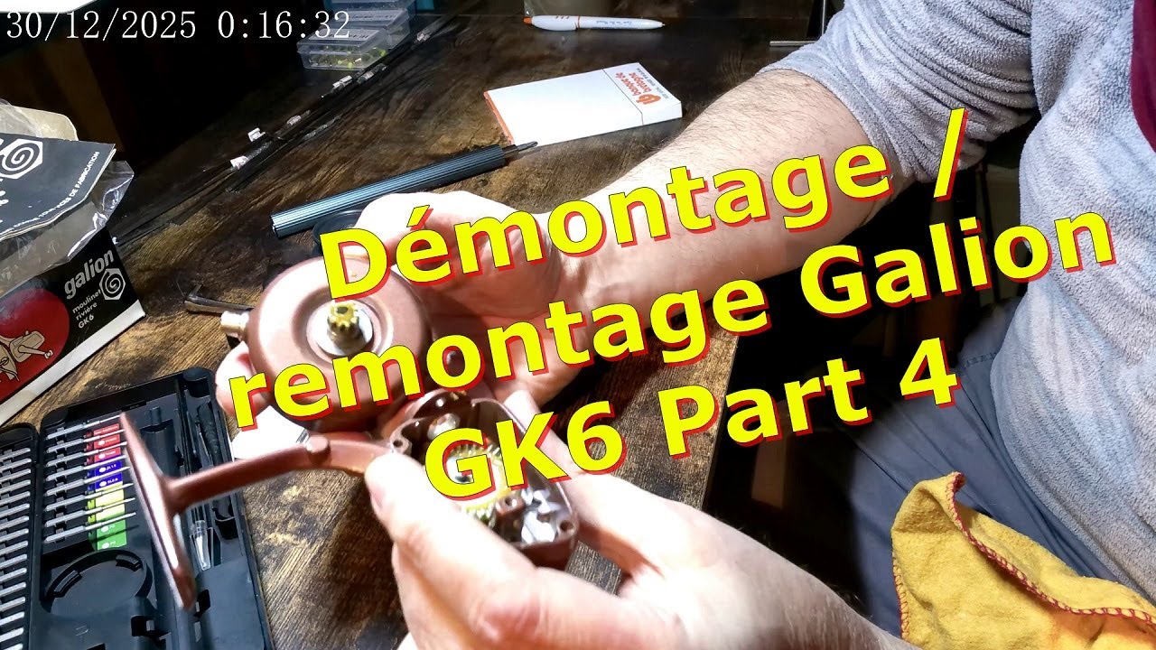 Suite et fin du remontage d'un Galion GK 6 , partie : 4