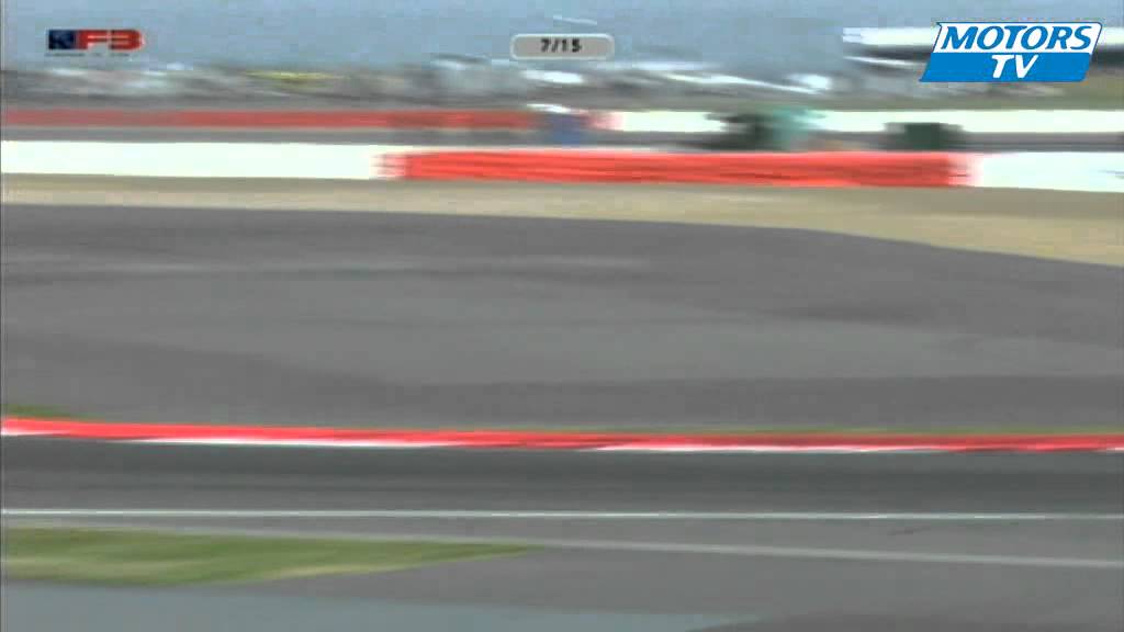 Crash Al Faisal Menchini European F3 Open Race 2 Silverstone