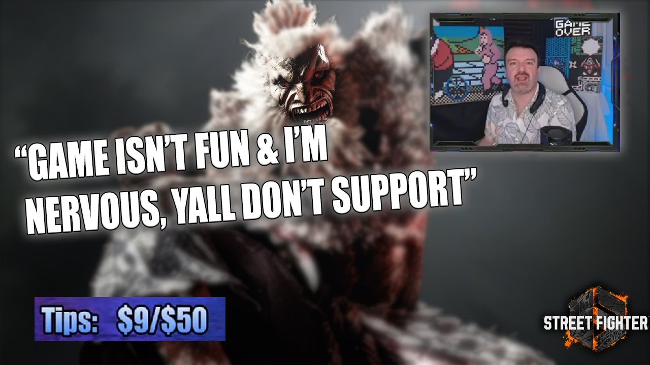 DSP Disaster Stream, Shaming His Audience for Not Supporting & Getting Ruined All Day in SF6 Ranked