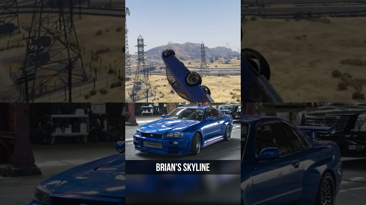 Fast & Furious Brian's GTR R34 in GTA 5 Online #gtacars #gta5 #gtaonline