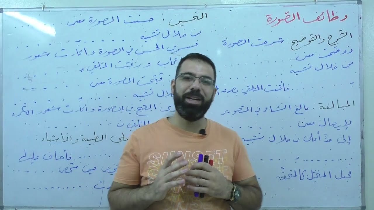 وظائف الصورة الفنية (1) | أساسيات بلاغة | بكالوريا علمي أدبي | اللغة العربية