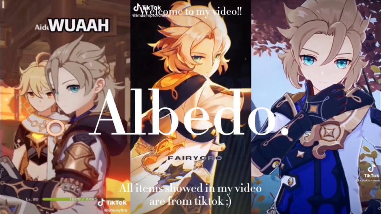 ✨10 MINUTES OF ALBEDO GENSHIN IMPACT✨| TIKTOK COMPILATION