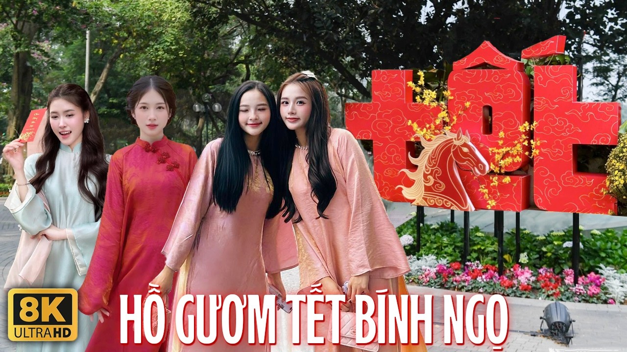 Du Khách Nước Ngoài Bất Ngờ Trước Sự Đông Vui Của Hồ Gươm Ngày Mùng 3 Tết Chật Kín Người Du Xuân