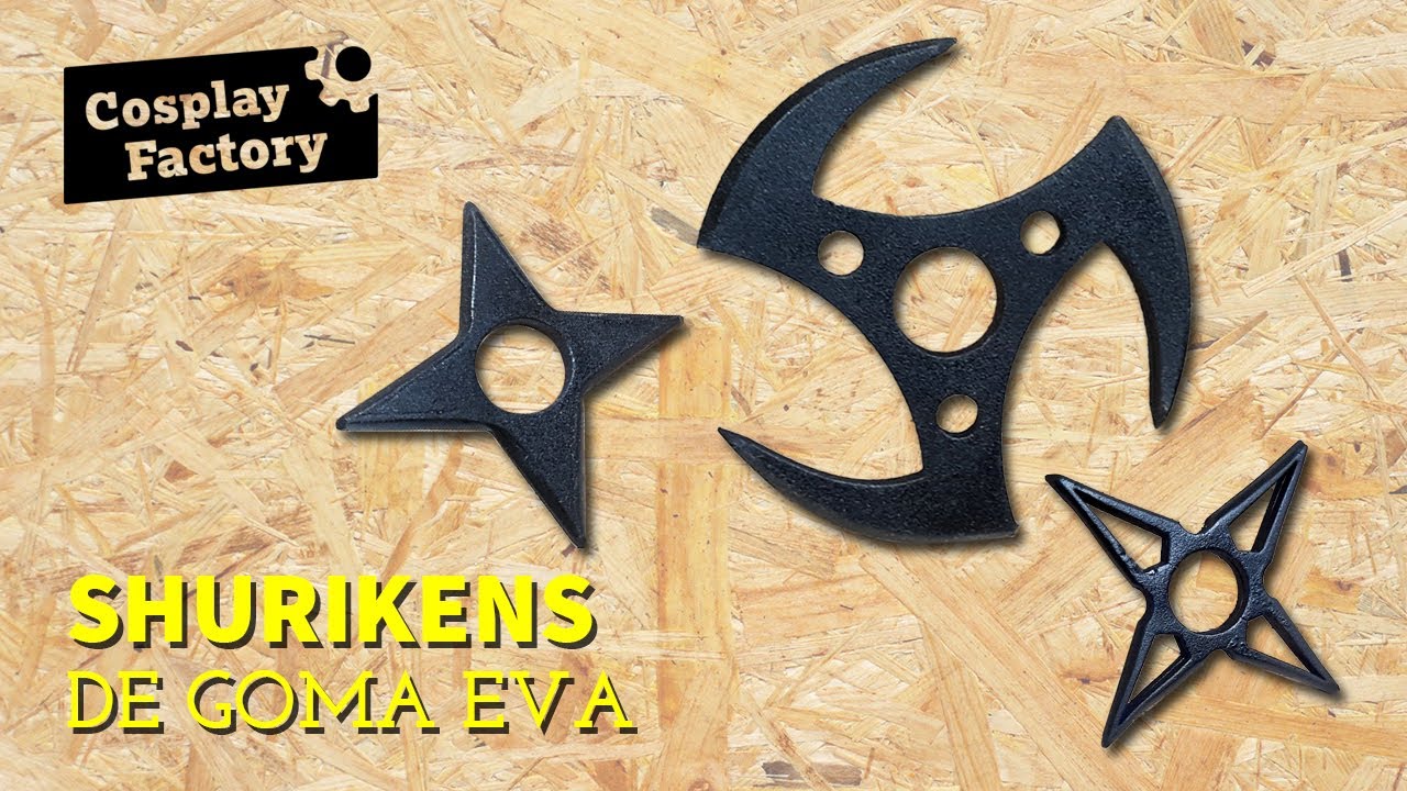 Cómo hacer Shurikens de Goma EVA | How to make EVA Shurikens