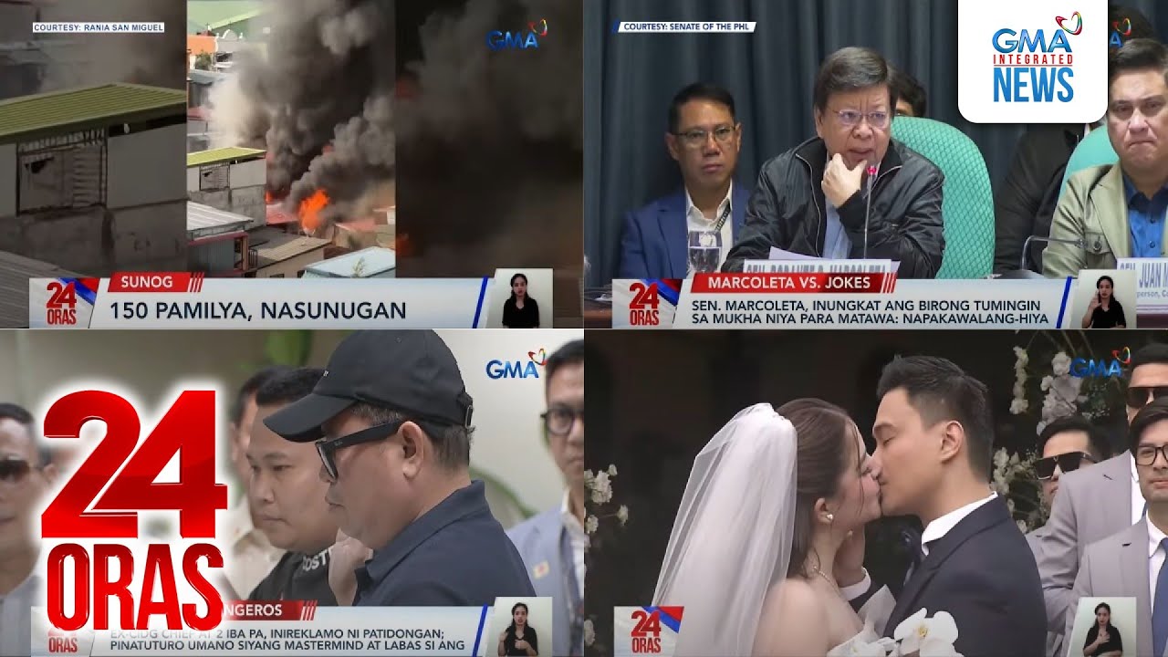24 Oras: (Part 3) Sen. Marcoleta, umalma sa biro ni Vice Ganda | Ex-CIDG chief at 2 iba..., atbp.