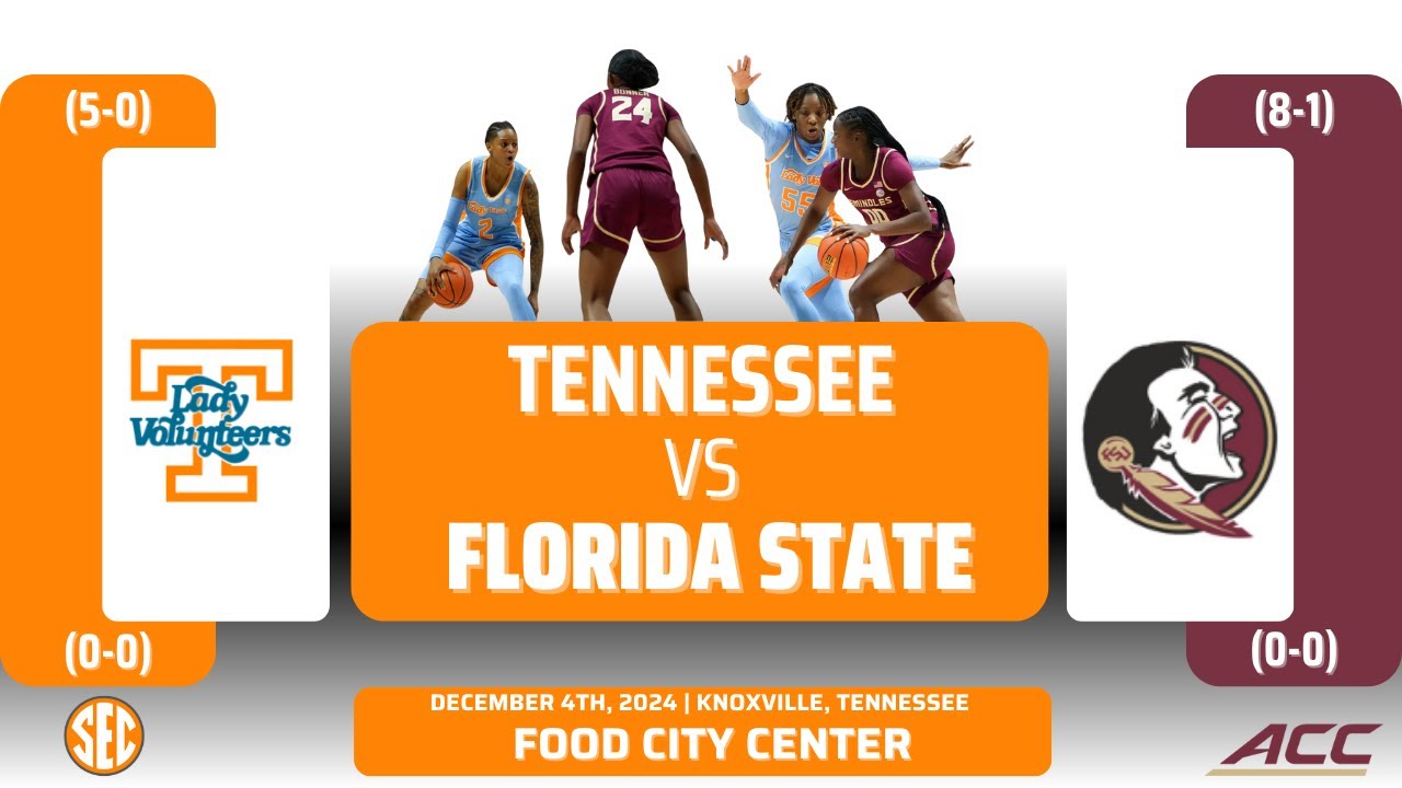 Tennessee vs Florida State | 2024 ACC/SEC Challenge | 12.4.24