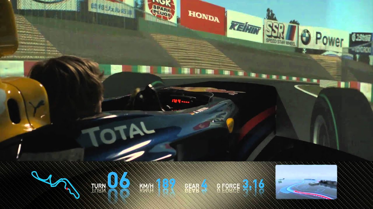 F1 Track Simulator - Sebastian Vettel at Suzuka