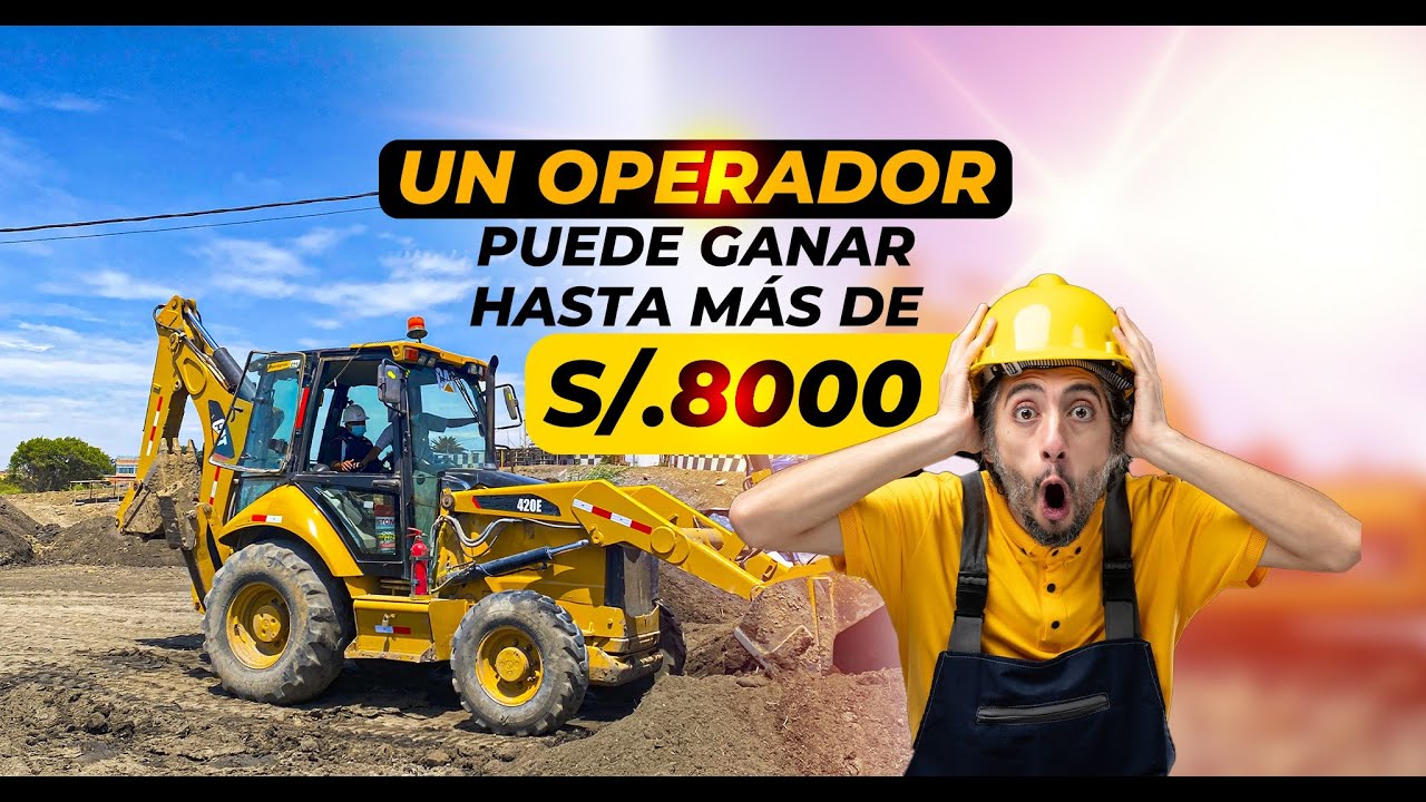 ¿Cuánto gana un #operador  de maquinaria pesada? | APRENDIENDO CON GLOBAL T1-E1