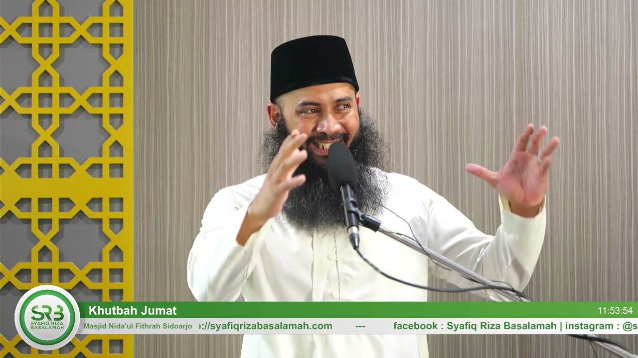 Khutbah Jumat: Persiapan Menuju Bulan Dzulhijjah - Ustadz Dr. Syafiq Riza Basalamah, M.A