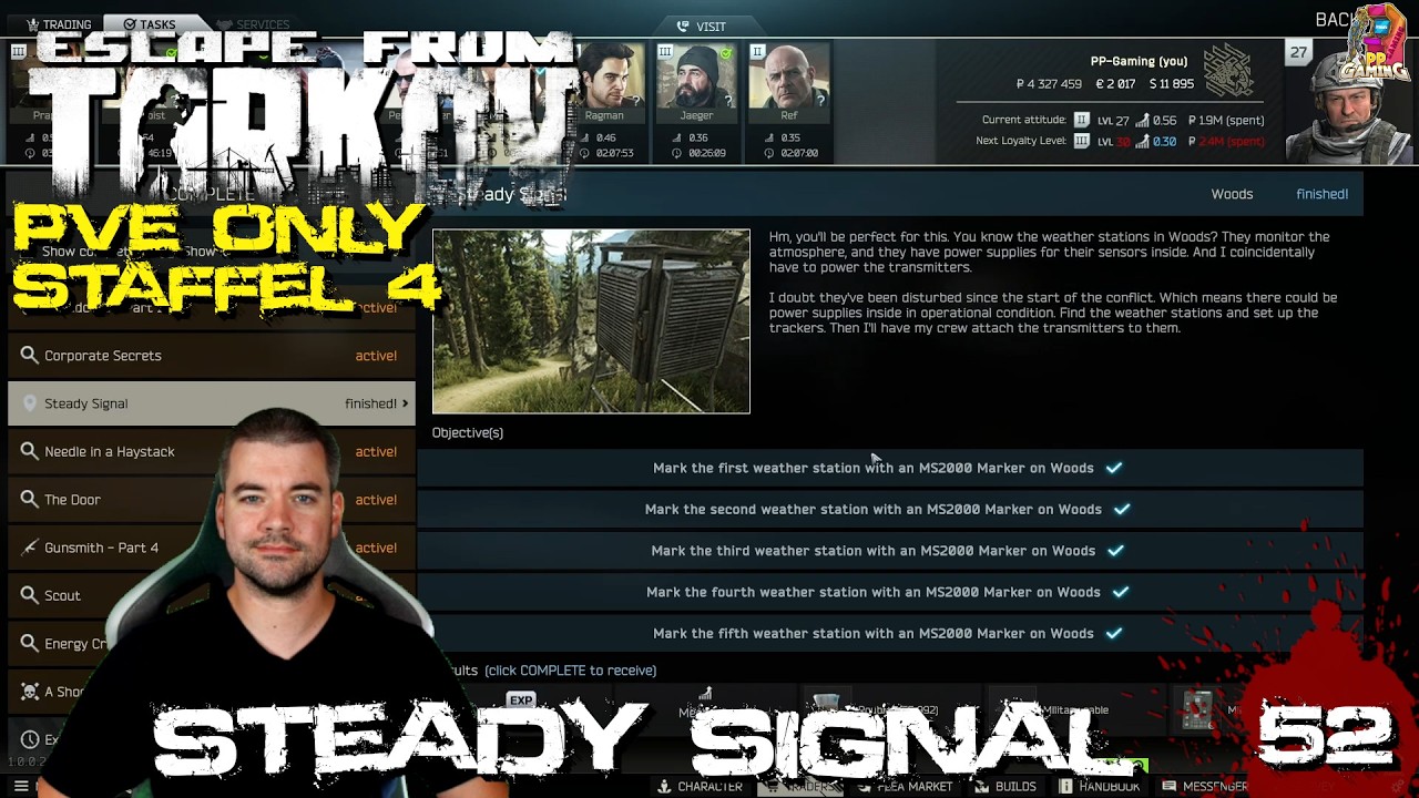 Steady Signal 🔫 S04 #52 Escape from Tarkov 1.0 EFT PVE