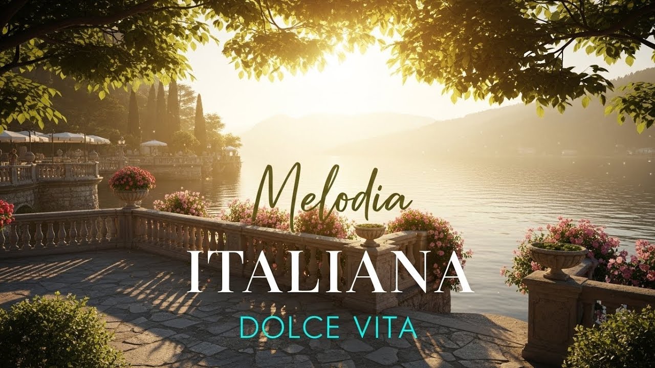 Italian Coastal Cafe Music ☕ Warm Acoustic Guitar & Piano Lounge Instrumental