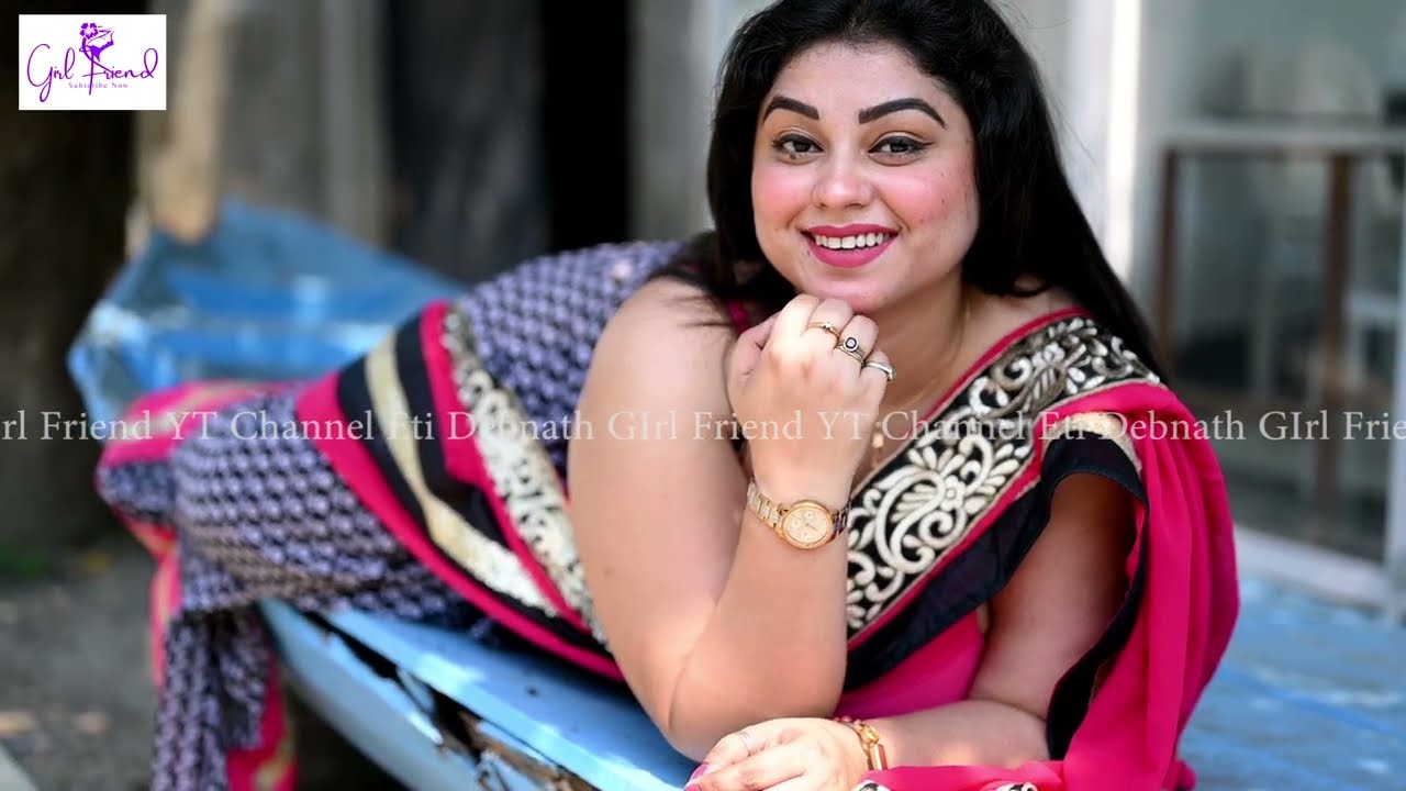 Beautiful Eti Shows Printed Black Saree || Saree Fashion || Girl Friend
