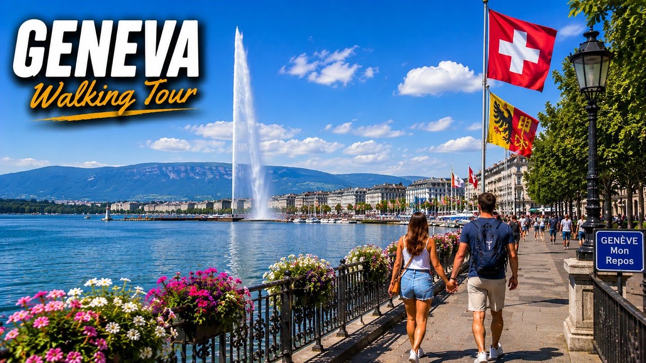 Geneva Walking Tour: The City of Wealth & Excess in 4K