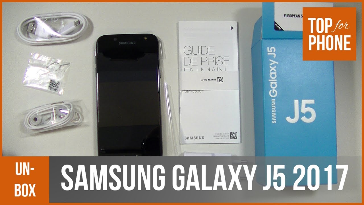 SAMSUNG GALAXY J5 2017 - déballage par TFP
