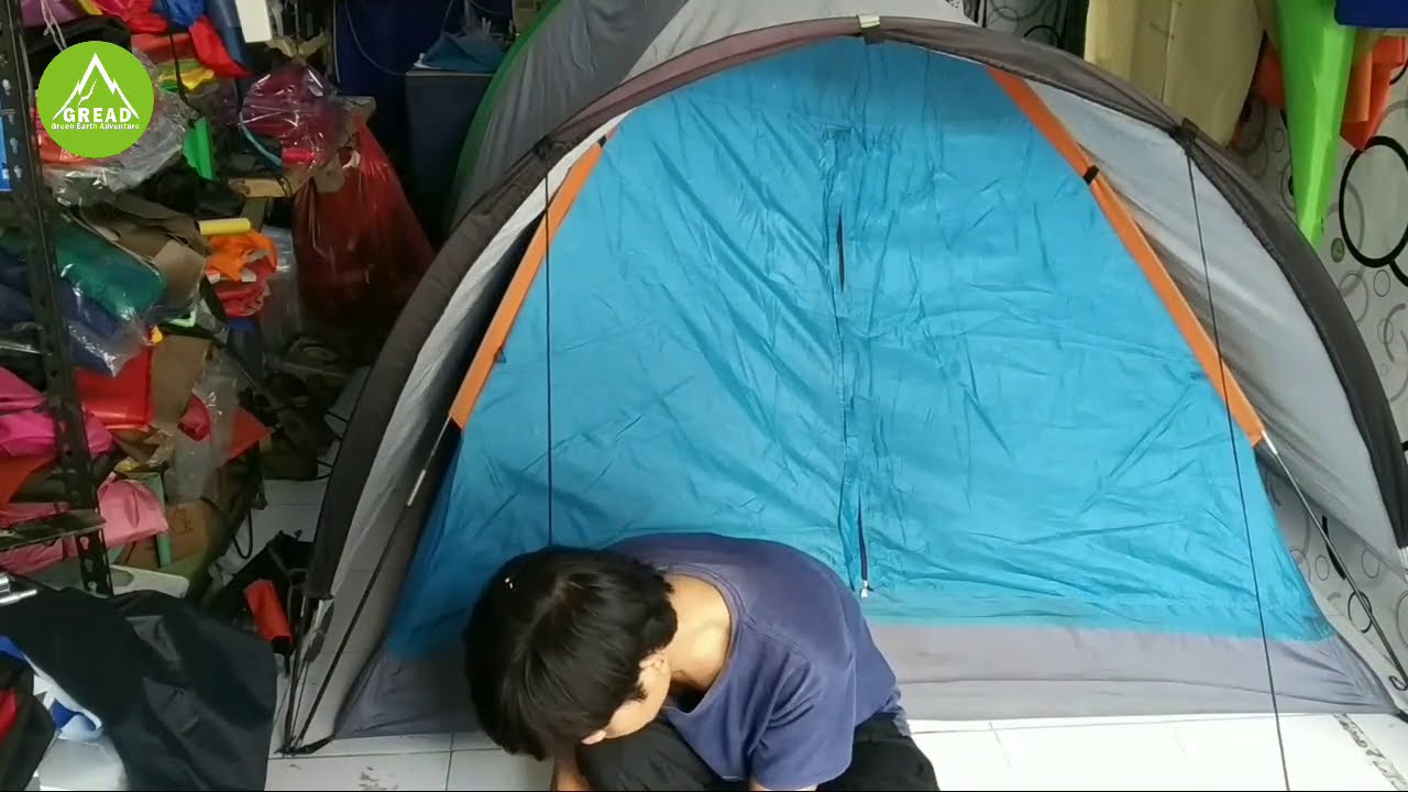 Tenda single jadi double layer dg flysheet modifikasi untuk tenda kapasitas 4 orang