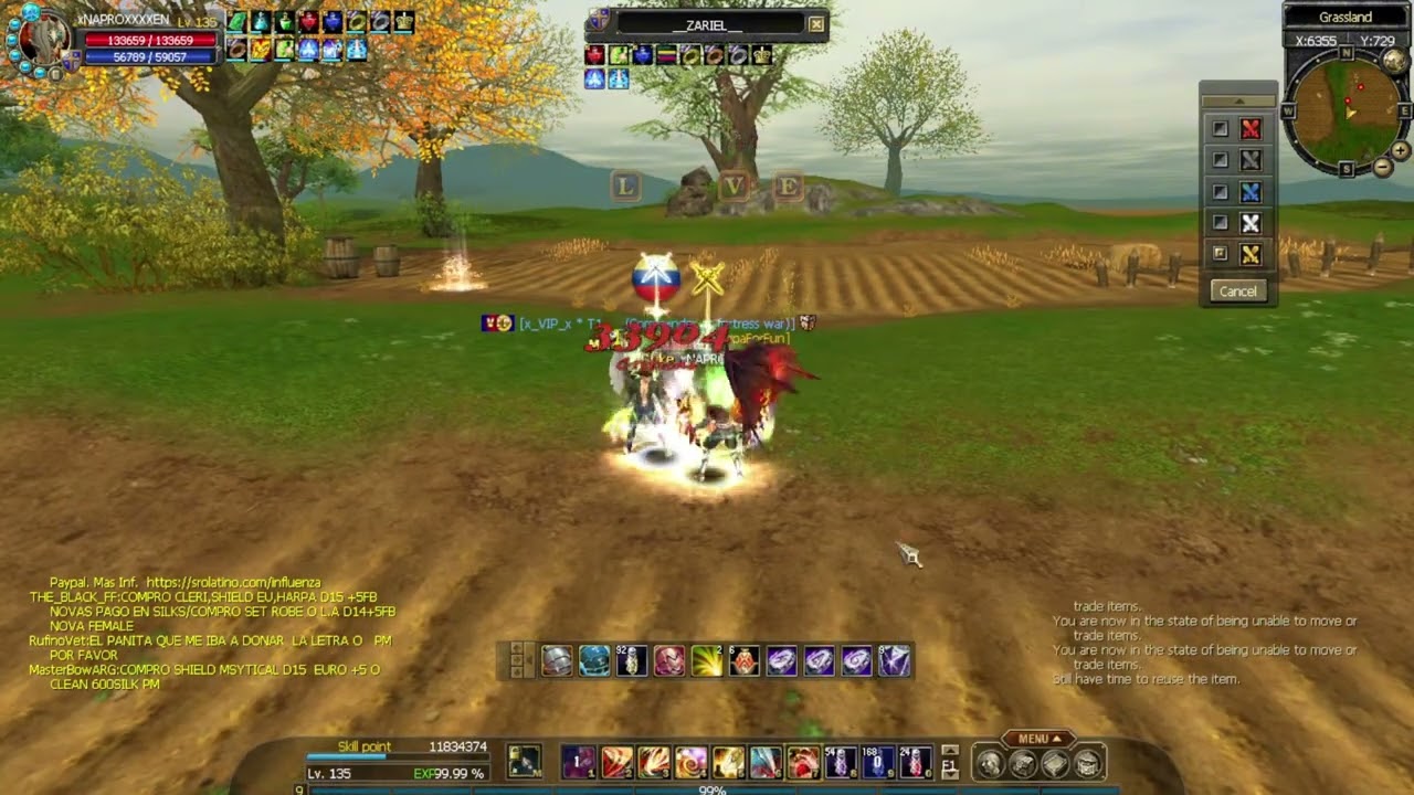 PvP Silkraod Latino Воин-Жрец +12 xNAPROXXXXEN ПРОТИВ __ZARIEL__ Воин-Жрец +11 (xNAPROXXXXEN 3-2 )
