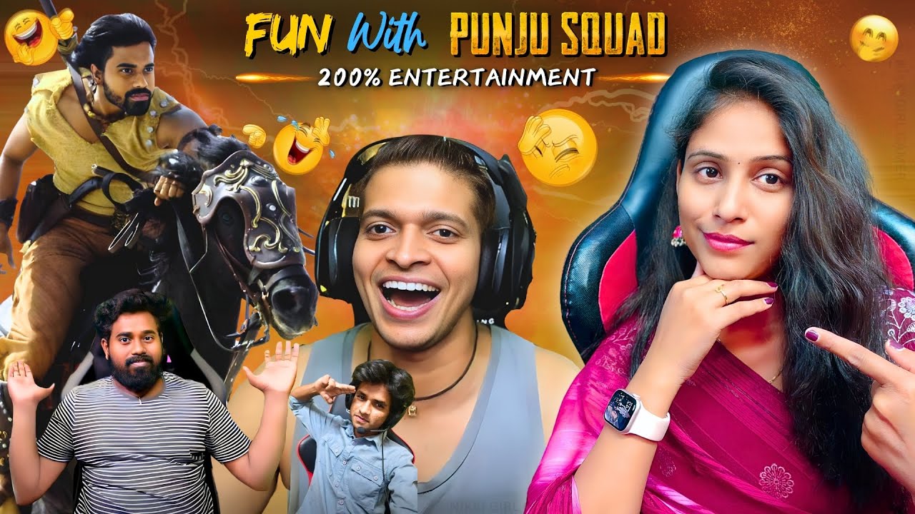 Fun GamePlay With Punju Squad @UnqGamer || Bgmi Highlights || @madlionyt