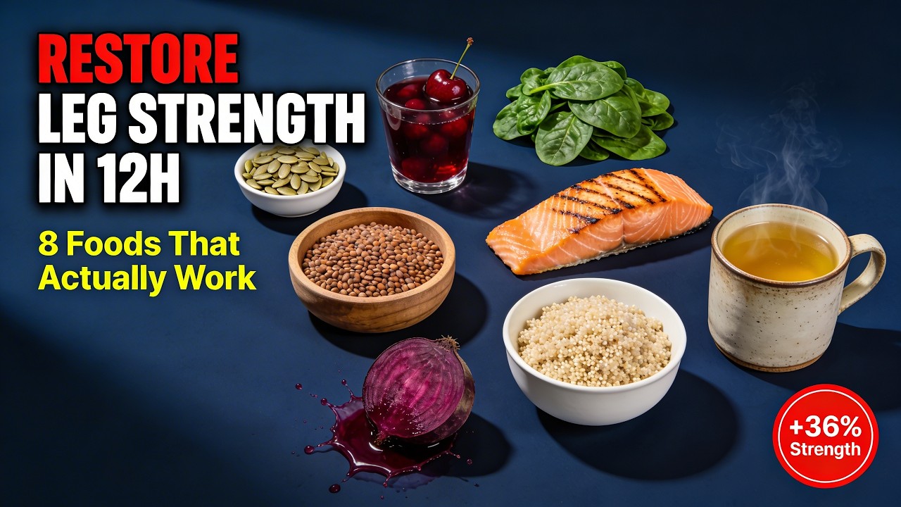 After 60, Eat These 8 Foods and Your Legs Will Feel 10 Years Younger in 12 Hours