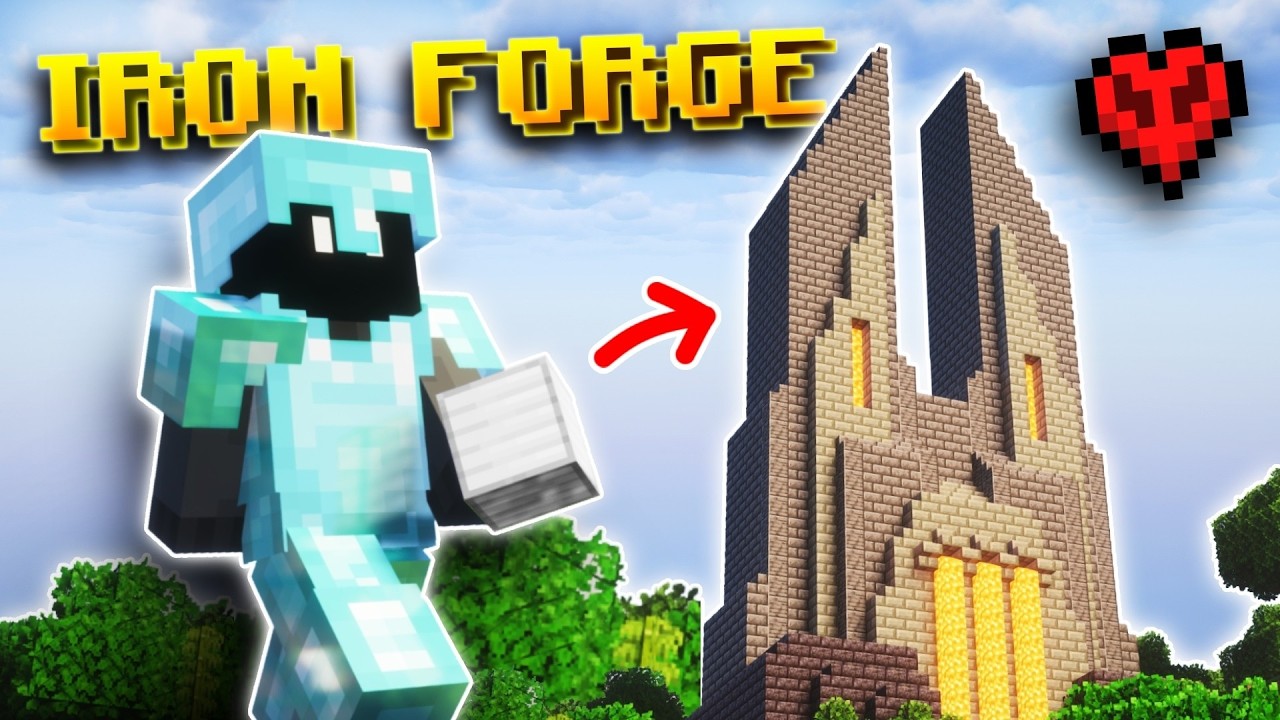 Строительство железной фермы в Minecraft в режиме хардкор
