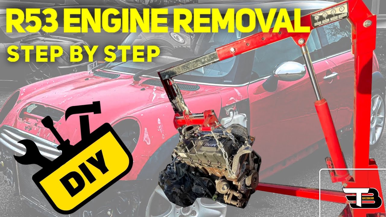 Step By Step How to remove your Mini Cooper S Engine R53 2002-2006 in around 2 hours