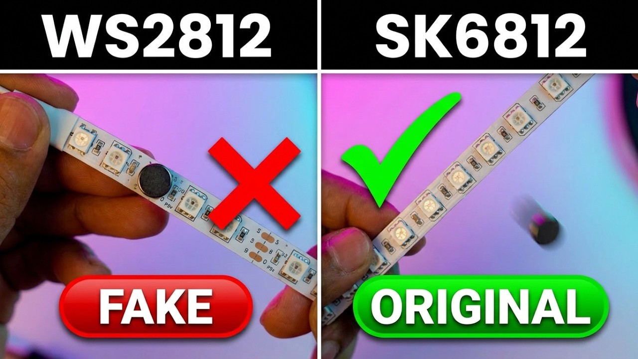 DIFFERENCE BETWEEN WS2812, SK6812