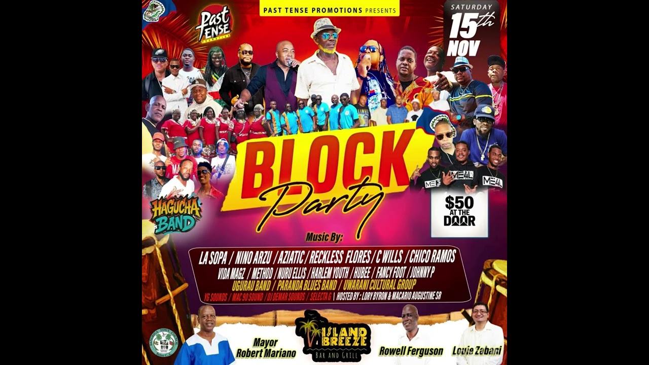UGURAU Band Live at Past Tense Block party In Dangriga 2025 live!