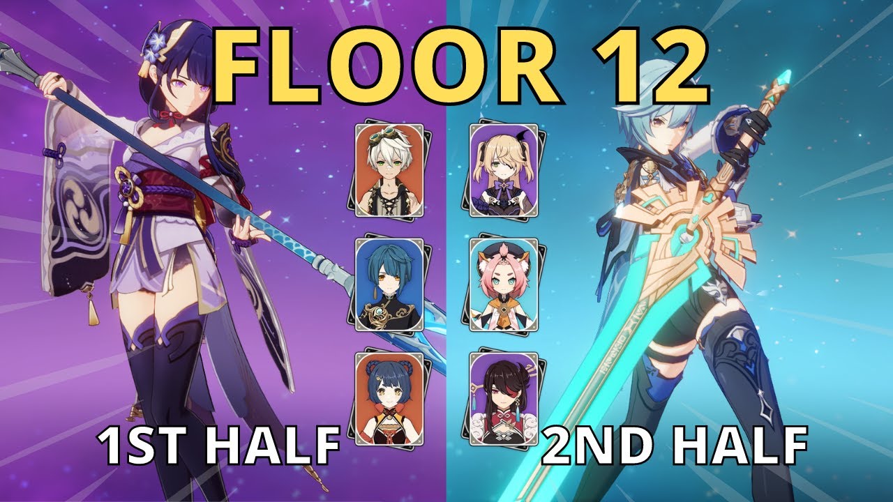 C0 Raiden National & C0 Eula | Genshin Impact 2.3 Spiral Abyss Floor 12