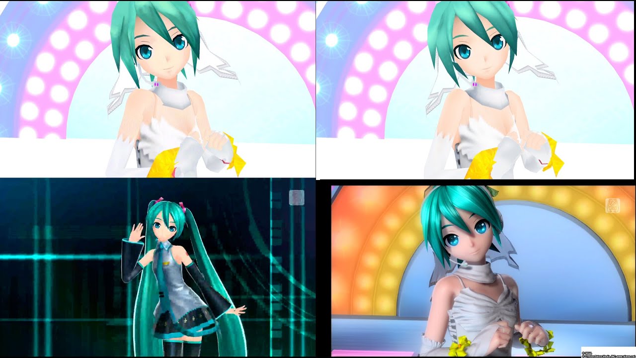 Melt - Project Diva Comparison