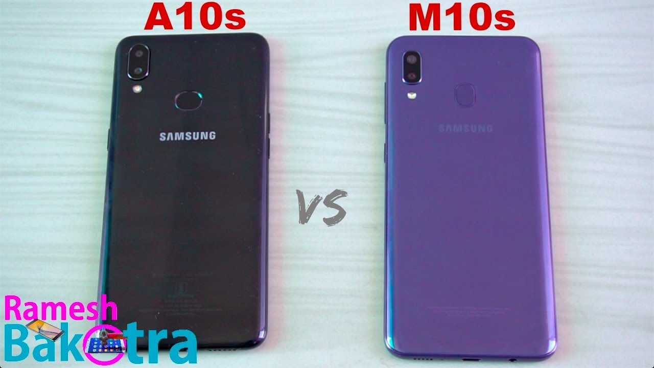 Samsung Galaxy A10s vs M10s SpeedTest and Camera Comparison