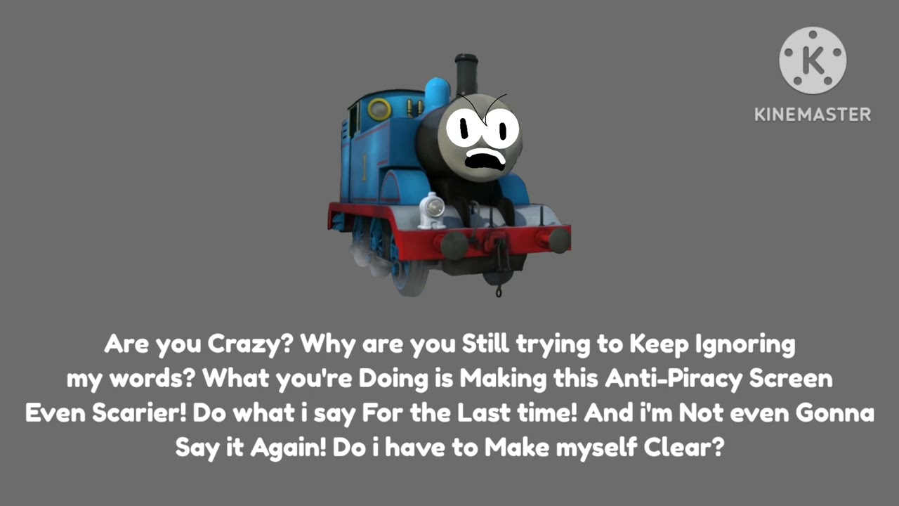 Thomas & Friends Anti piracy screen (10 Chances) (Bad Ending)