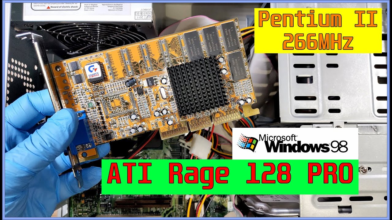 [Win98] Słabeusze Na AGP: ATI Rage 128 PRO vs Pentium II 266MHz