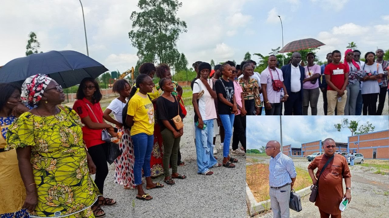 VISITE DES ÉTUDIANTS A L’UNIVERSITÉ CATHOLIQUE DU CONGO BRAZZAVILLE A LIAMBOU AVANT LA RENTRÉE