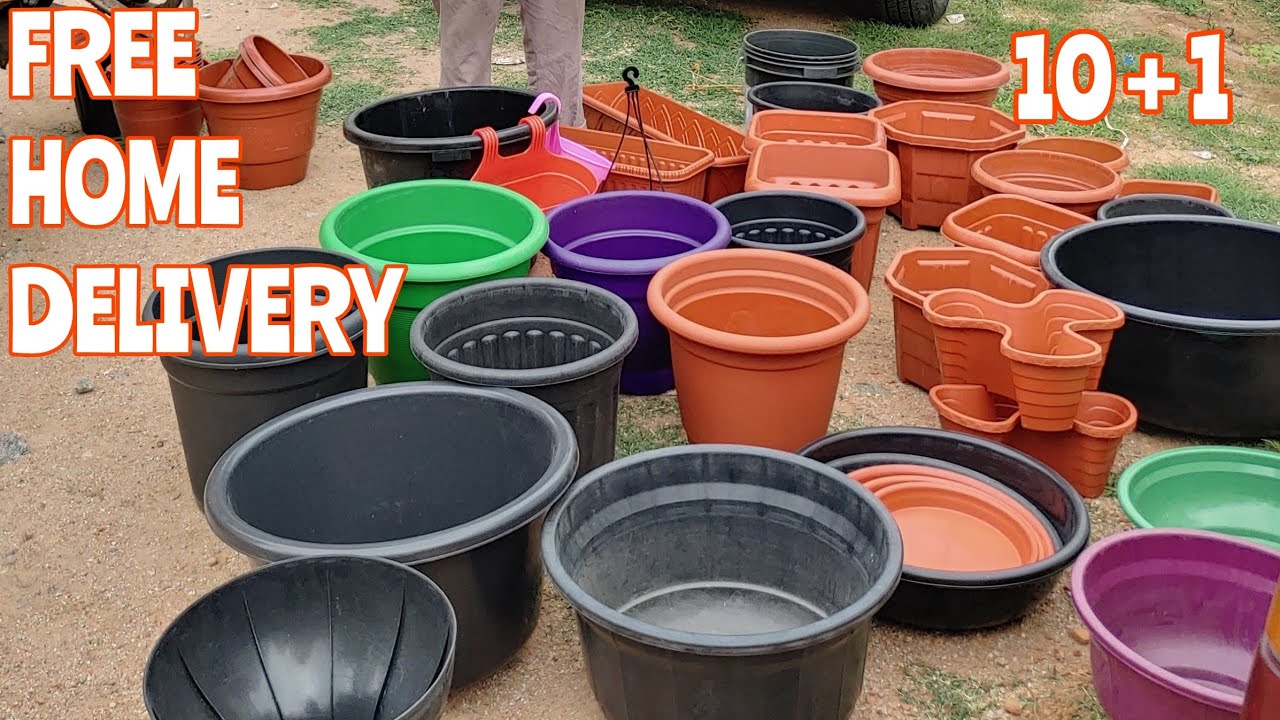 Cheap & best quality pots & tubs for plants in Telugu & English| Free home delivery | Prema's Garden