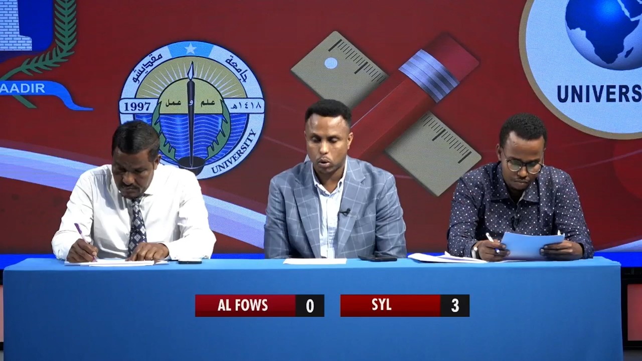 Tartanka Dugsiyada Sare ee Gobolka Banaadir Al Fows Vs Syl 19 02 2026