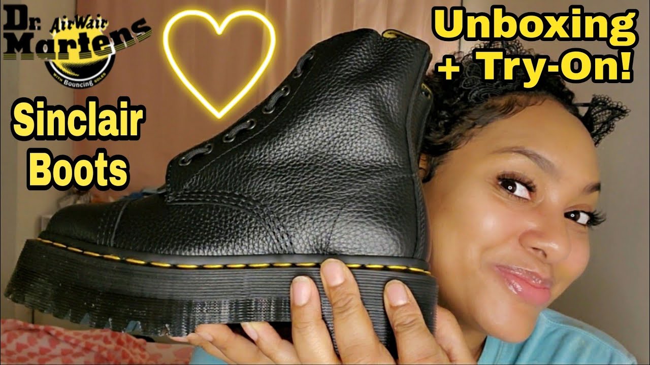 Dr. Martens Sinclair Boots Unboxing & Try-On!