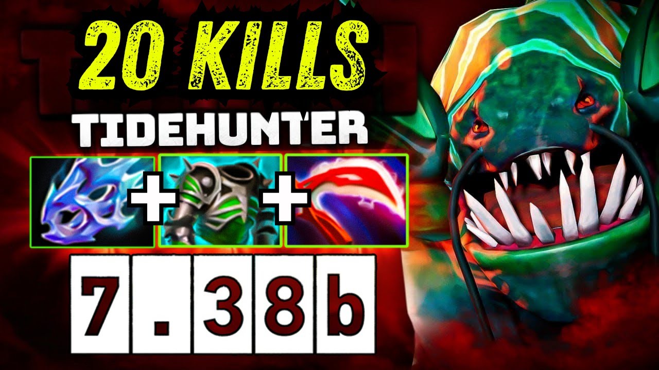 The Best way to CARRY with Tidehunter in 7 38b patch !