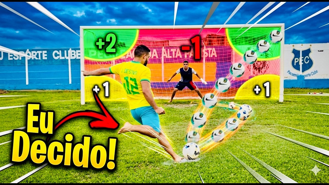 Desafio De Pênaltis 3x3 Até Alguém Vencer