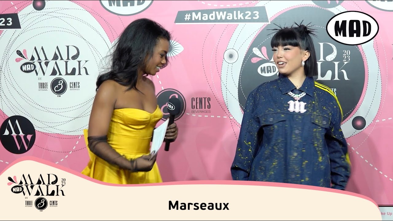 H Marseaux στο Red Carpet του MadWalk 2023 by Three Cents