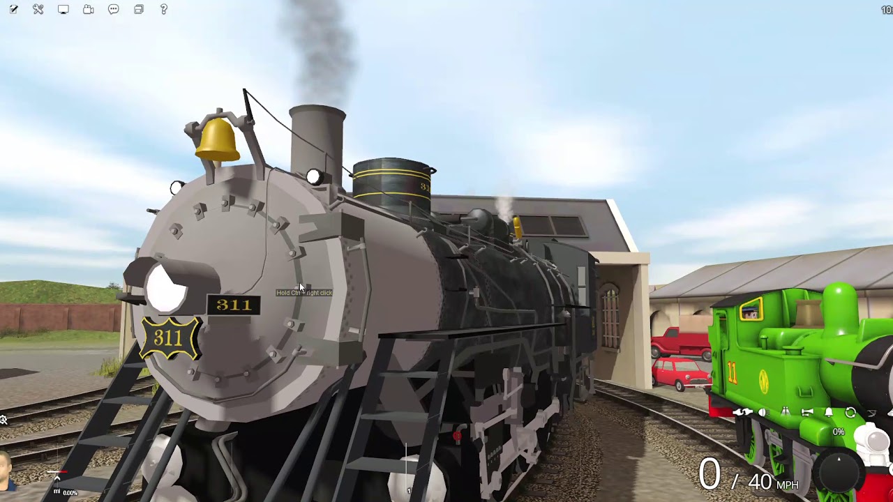 Trainz Railroad Simulator 2019 Polar Express visits Sodor