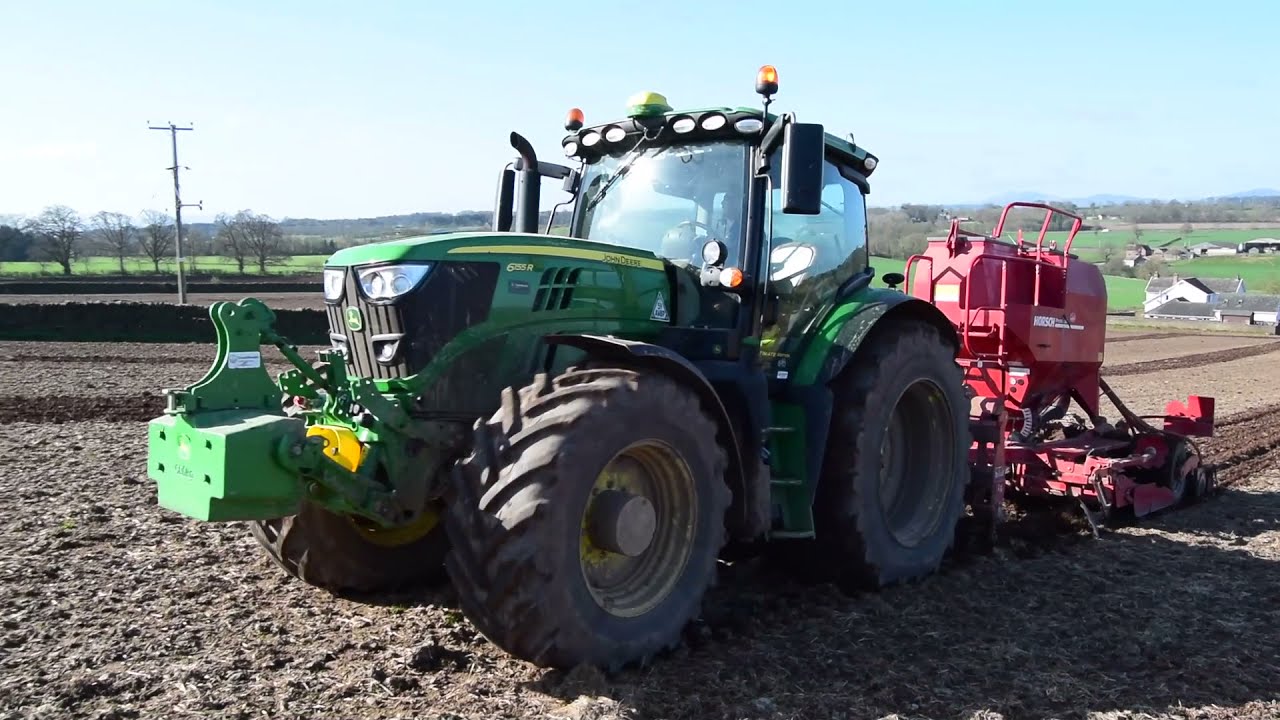 drilling oats with john Deere 6155R and horsch pronto 3DC