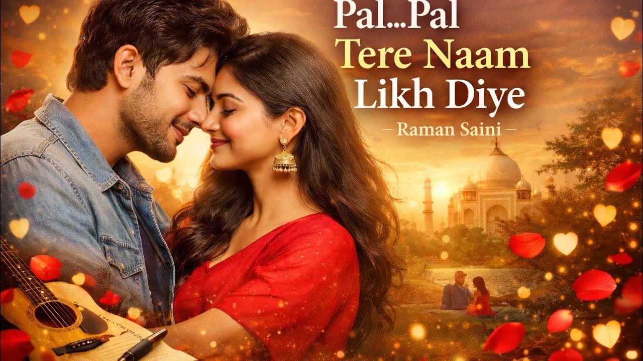 पल… पल तेरे नाम लिख दिए ❤️ | Romantic Hindi Song | Raman Saini