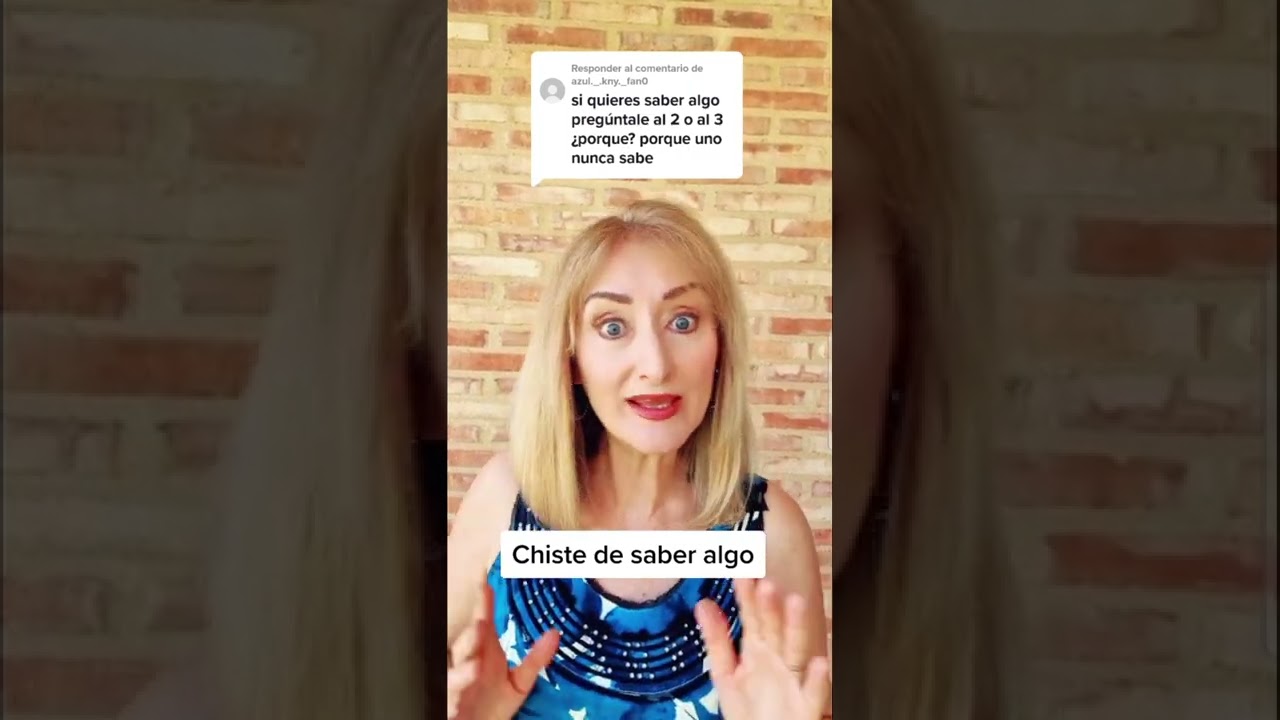 Un CHISTE es una narraci&oacute;n breve, ficticia y humor&iacute;stica que es graciosa. #chiste #rieteconmigo