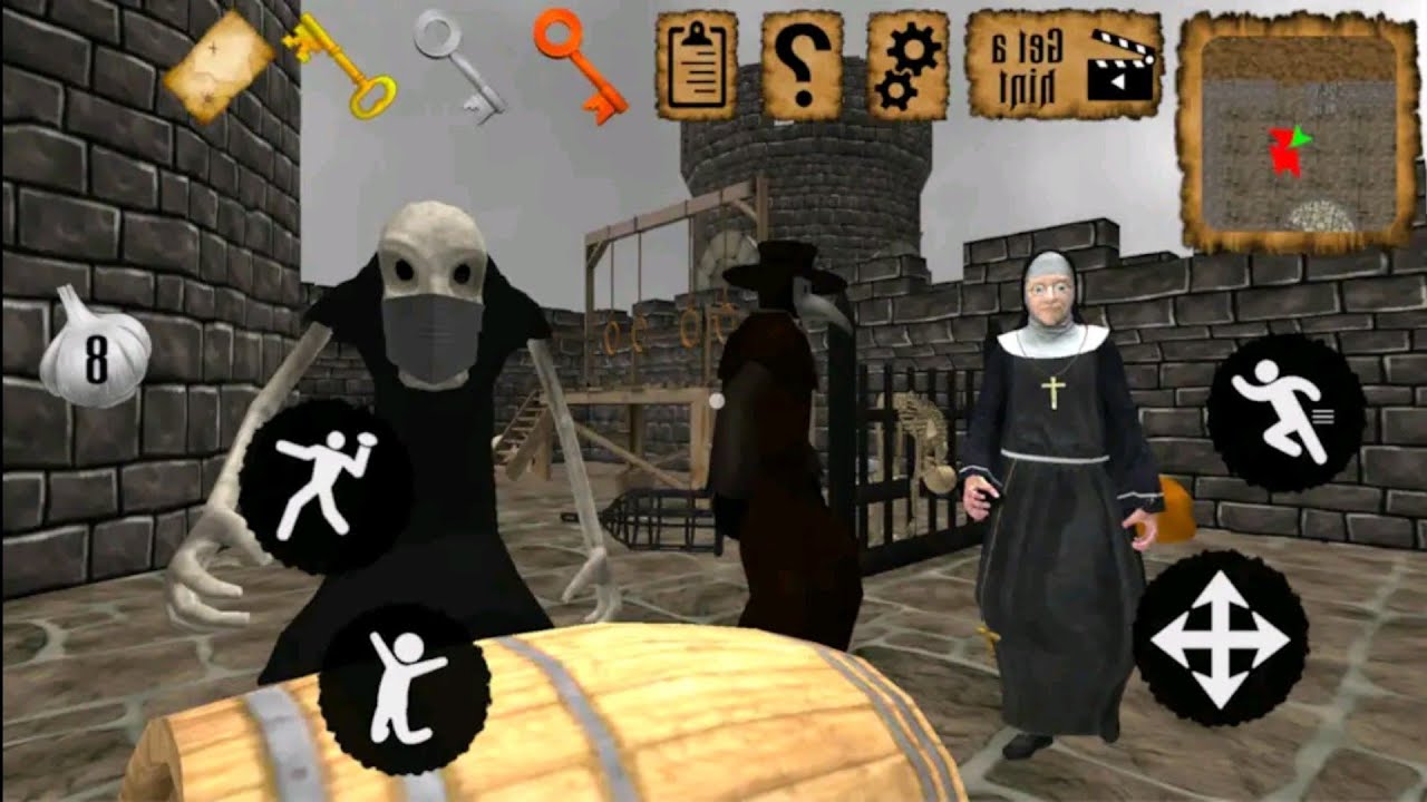 Plague Doctor Neighbor Scary Nun and Grim Escape | Levels 11 - 15 Completed | Gameplay