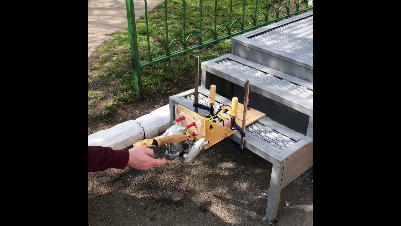 Первый запуск двигателя O.S. GF40
