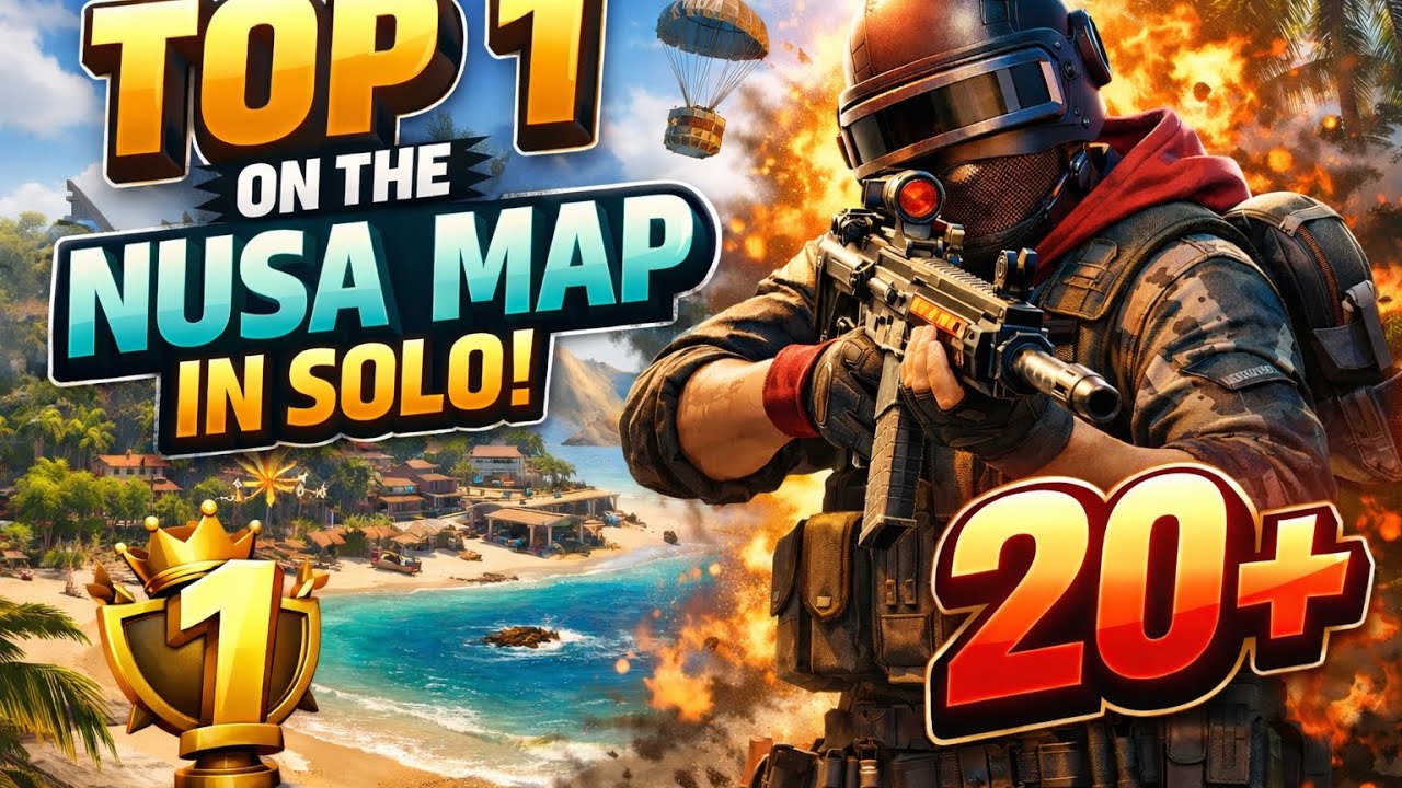 🏆 TOP 1 ON THE NUSA MAP IN SOLO! 🏝️🔥