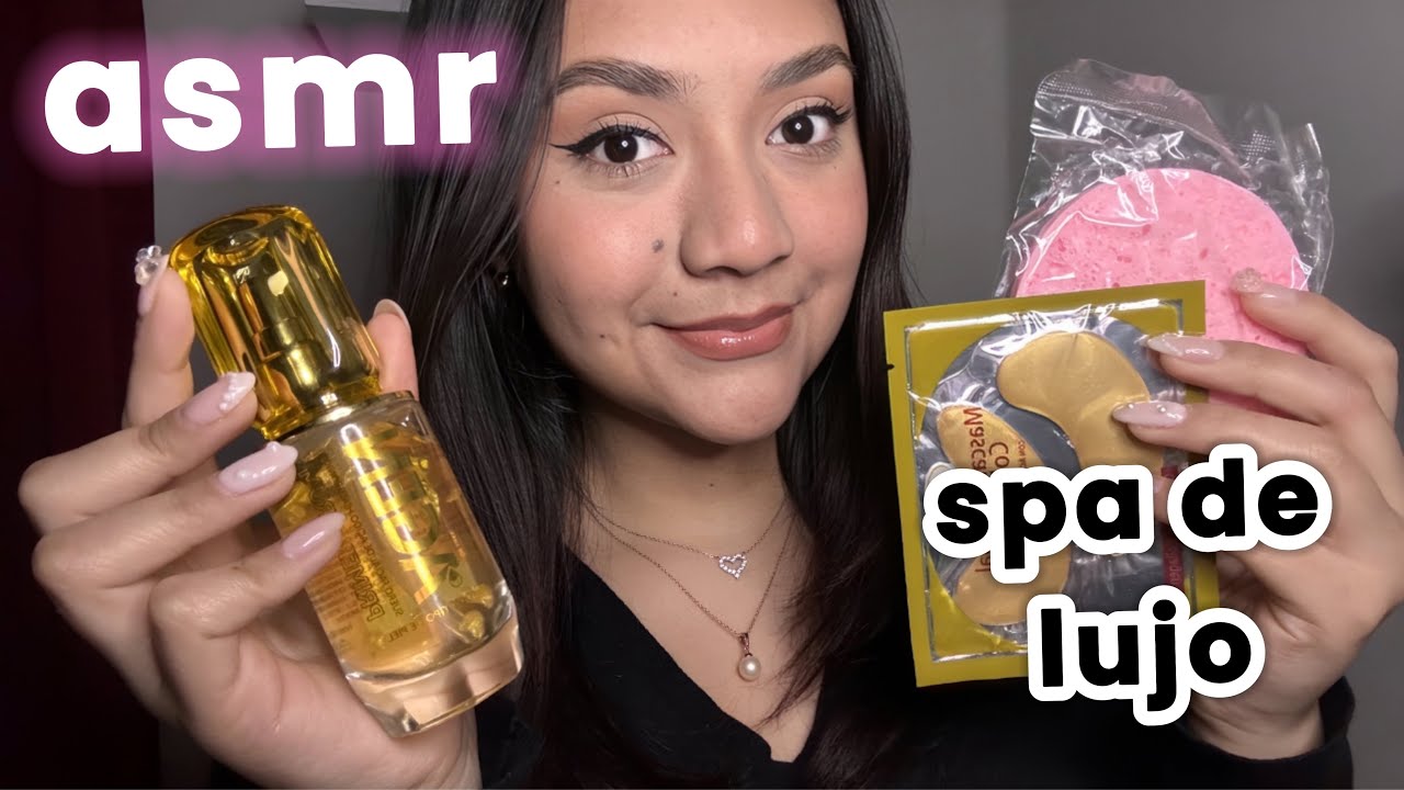 ASMR EN ESPAÑOL / SKIN CARE DE LUJO ⭐️ (TRATAMIENTO FACIAL) roleplay de SPA